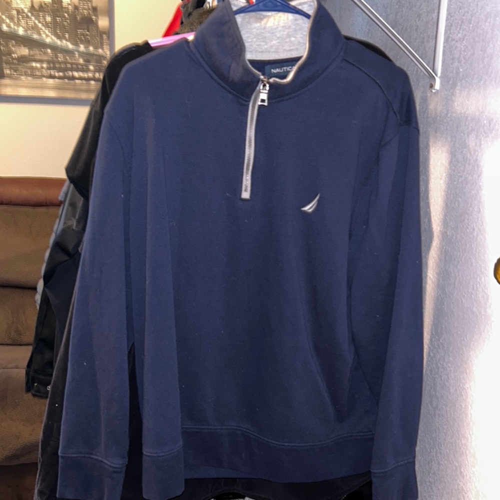 Navy blue Náutica sweater in large